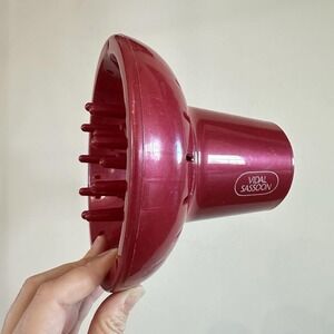 VTG Pink Vidal Sassoon Plastic Hair Dryer Diffuser Attachment Replacement